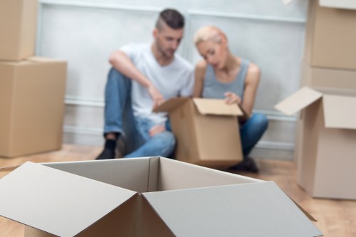 Office relocation materials prepared for Farringdon removals