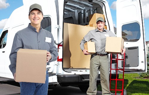 Small business relocation using a man and van service
